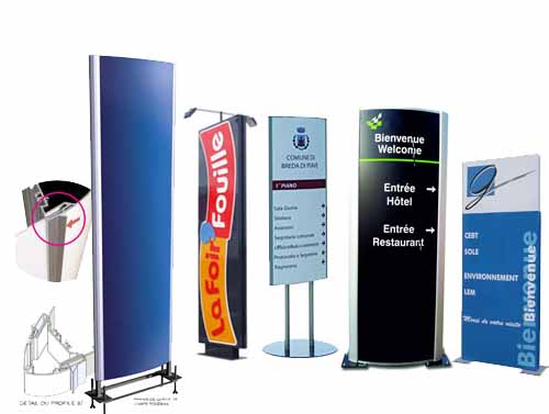 conception fabrication entretien totem plexi en Tunisie skhirat temara salé kenitra - tunisie