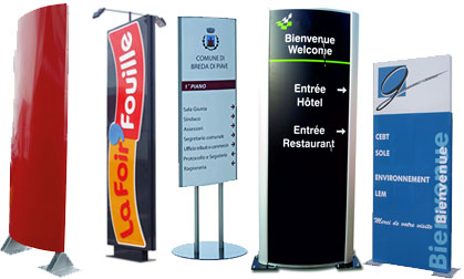 Conception totem 3D, fabrication entretien totem publicitaire à tunisie-tunisie