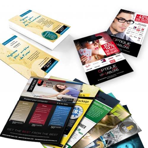 Impression flyer prospectus dépliant à tunisie