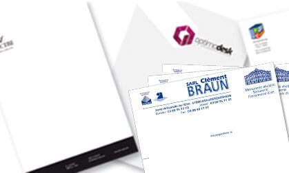 Impression papier en tête de lettre à tunisie