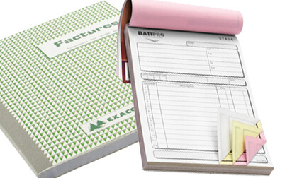 Impression liasse bon de commande, bon de livraison autocopiant à tunisie