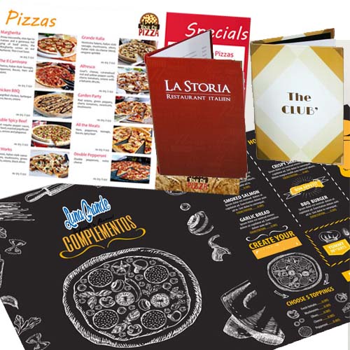 Imprimerie impression set de table menu snack café restaurant à tunisie