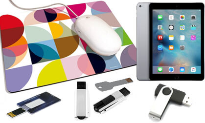 Serigraphie marquage en Tunisie : Tapis Clé usb, Tablette