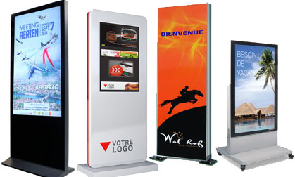 Conception totem 3D, fabrication entretien totem publicitaire à tunisie-tunisie